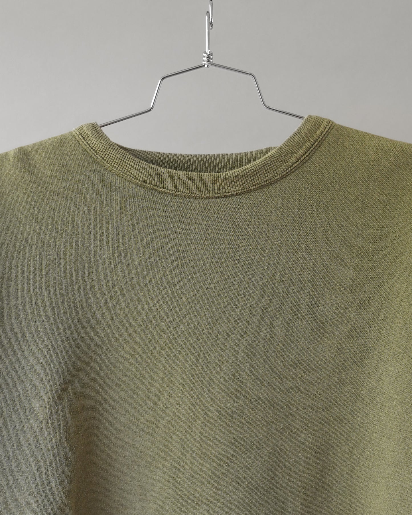 60's European Green Sweatshirt - Large (shorter sleeves)
