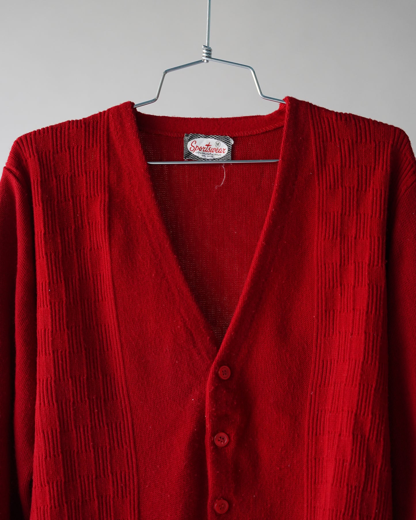 70s Sportswear Cardigan - Medium