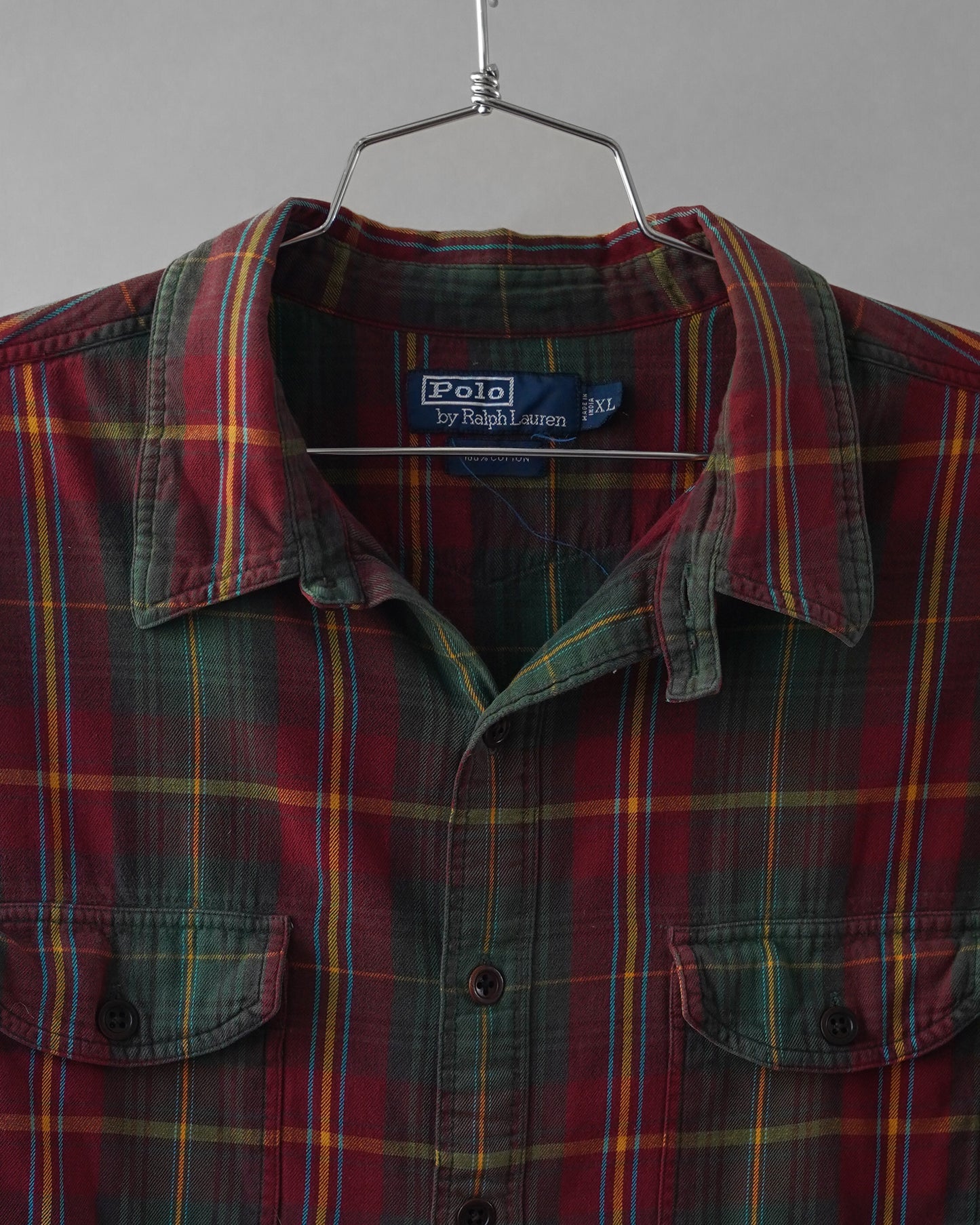 90's Polo Flannel Shirt - XL