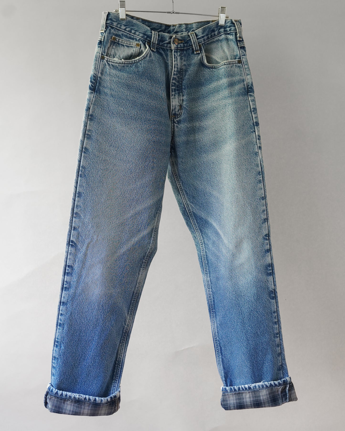 90's Flannel Lined Carhartt Jeans - 32x34