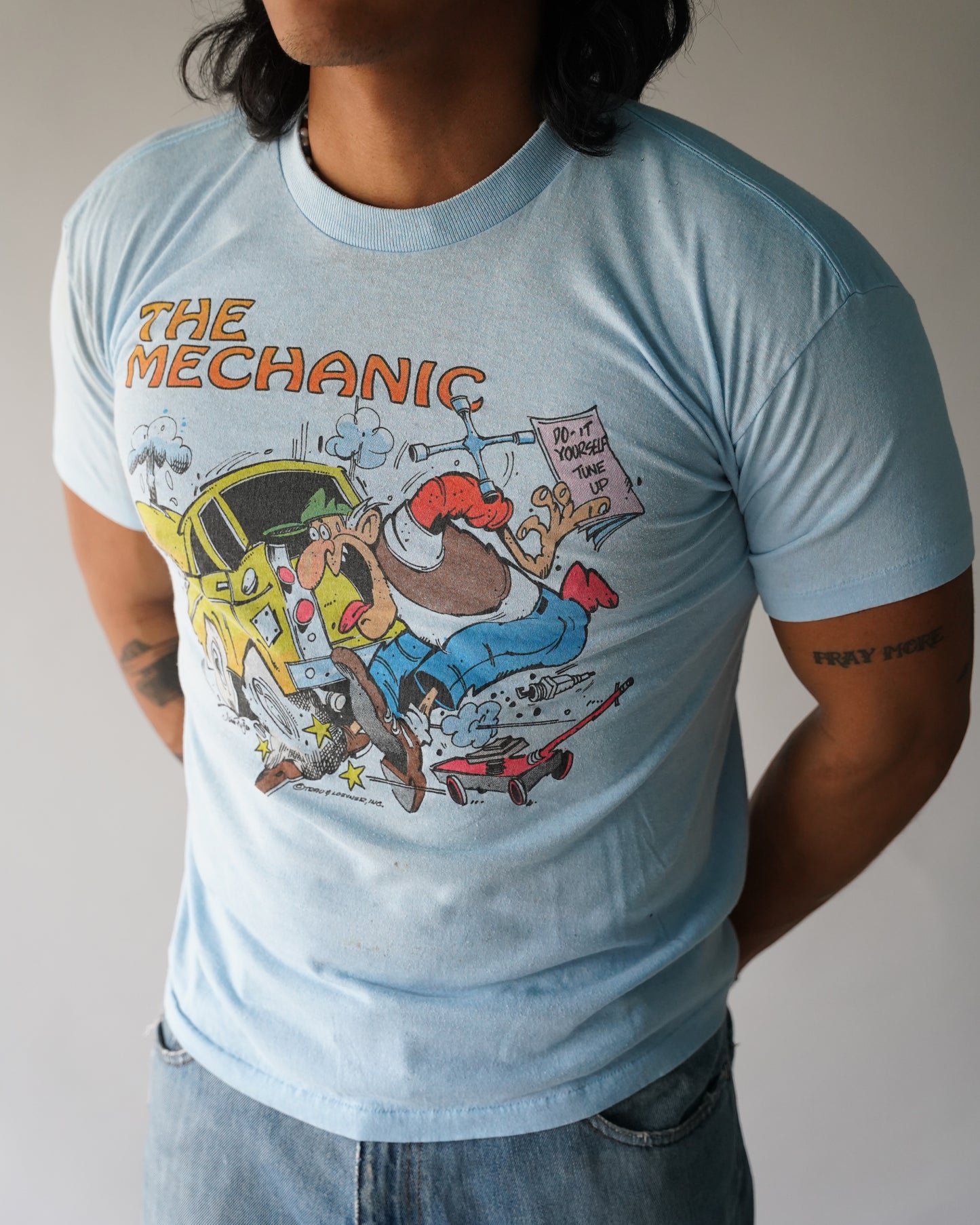 80's Mechanic Tee - Large