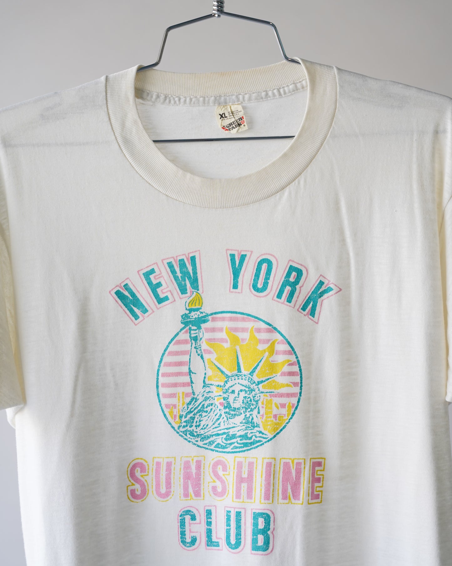 80's New York Sunshine Club Tee - Large