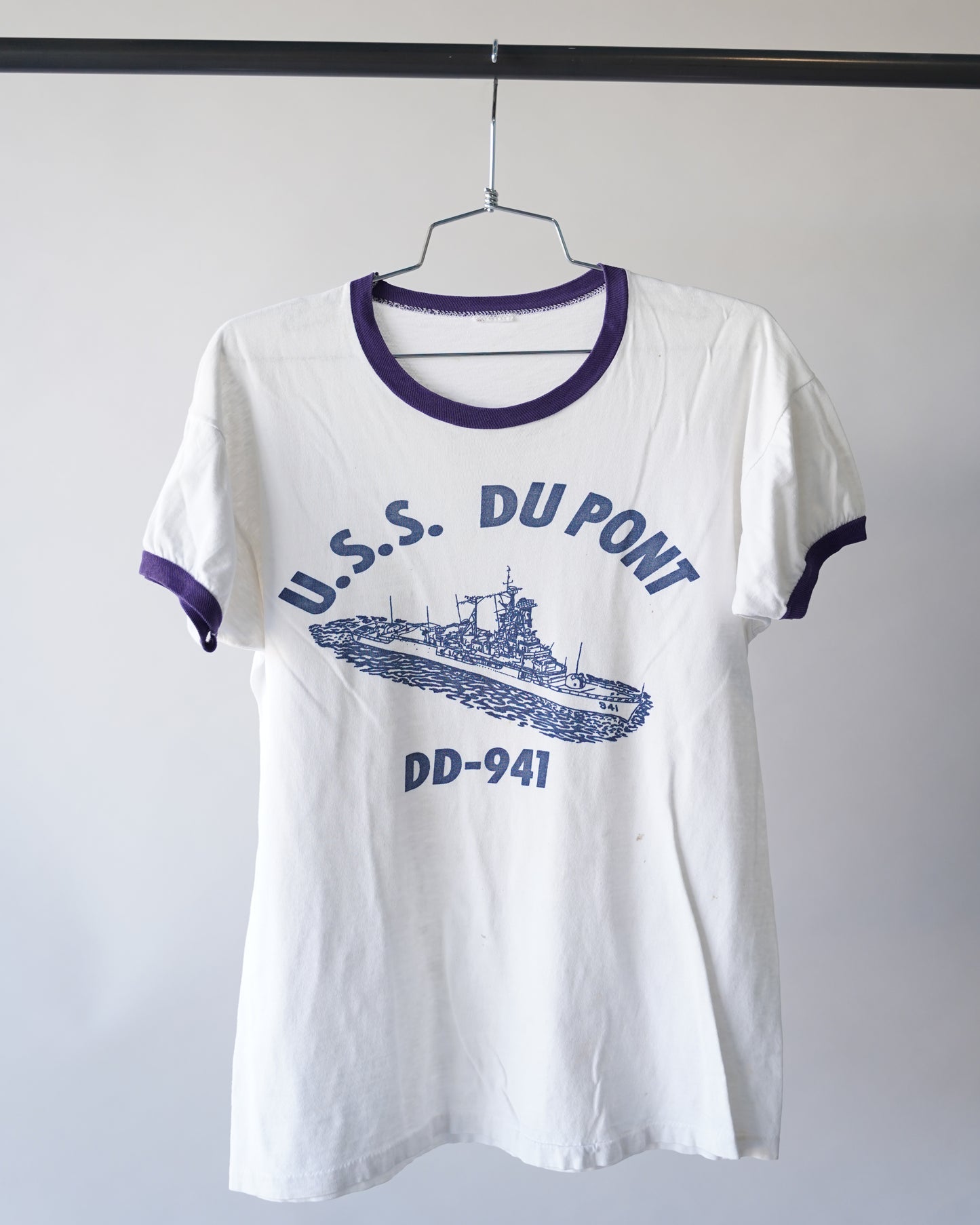 70's Military Ringer Tee - Large