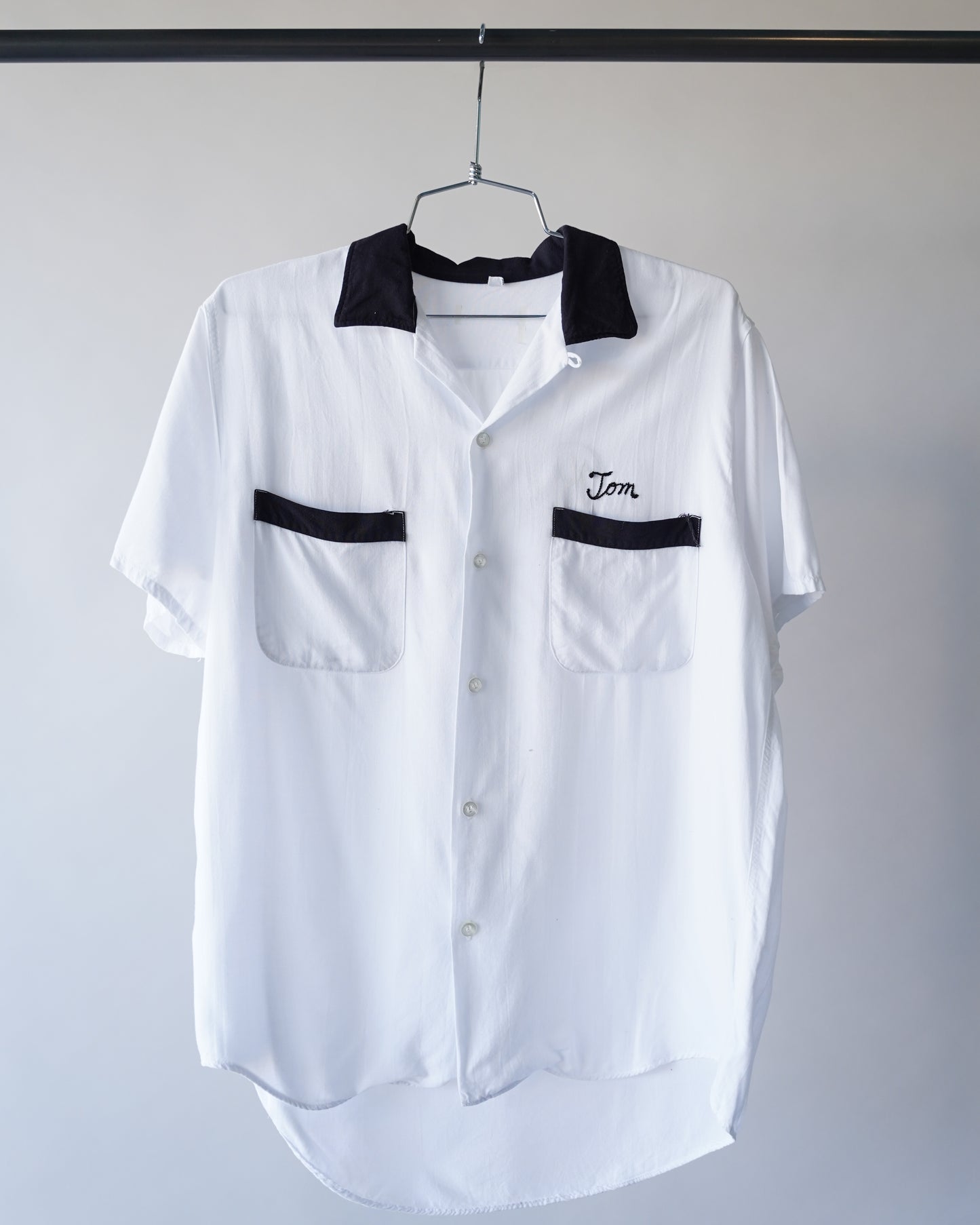 60's Rayon Bowling Shirt - Large