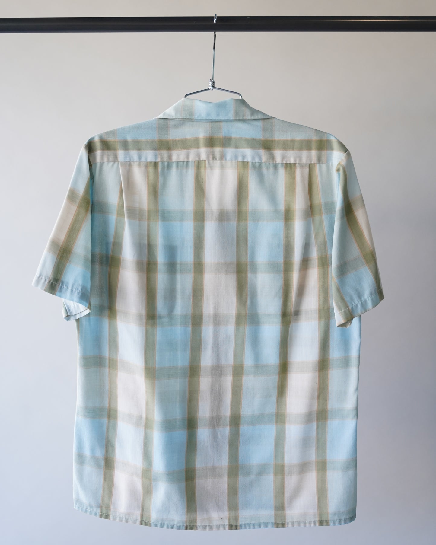 60's McGregor Short Sleeve Plaid Shirt - Medium