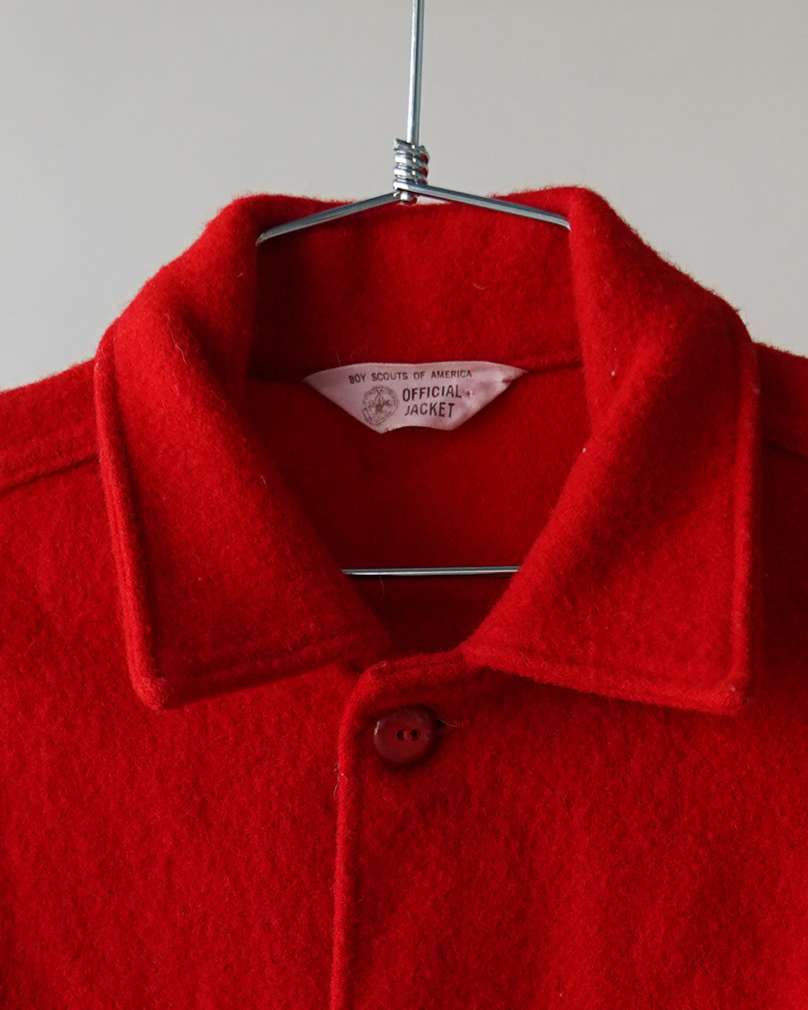 70's Boy Scouts Wool Shacket - Large