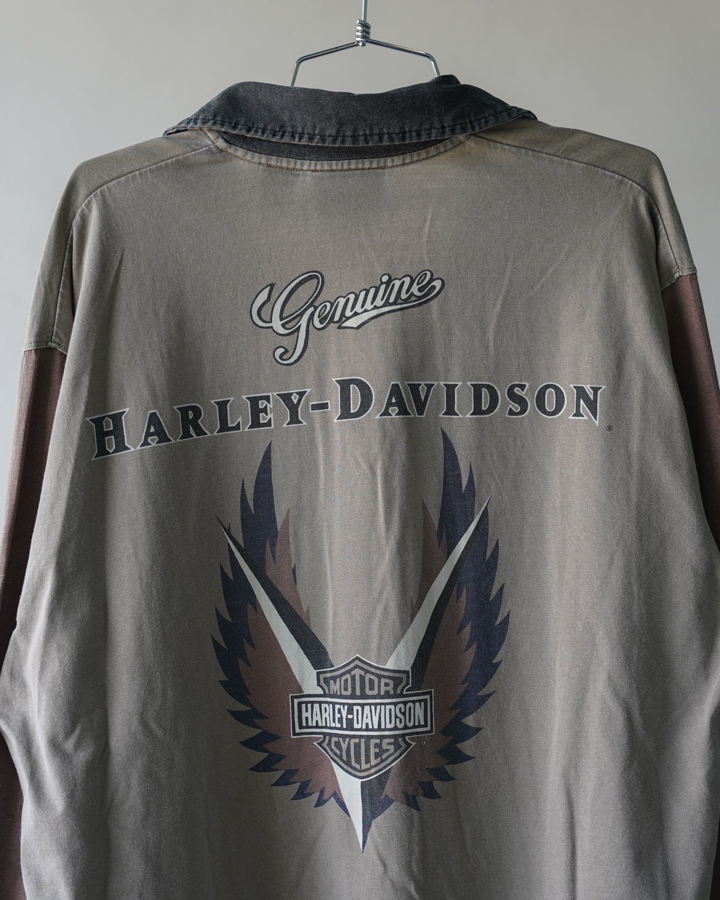 90's Harley Davidson Quarter Zip - XL