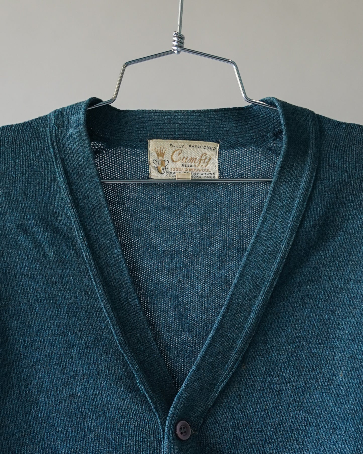 60's/70's Lambswool Cardigan - Large