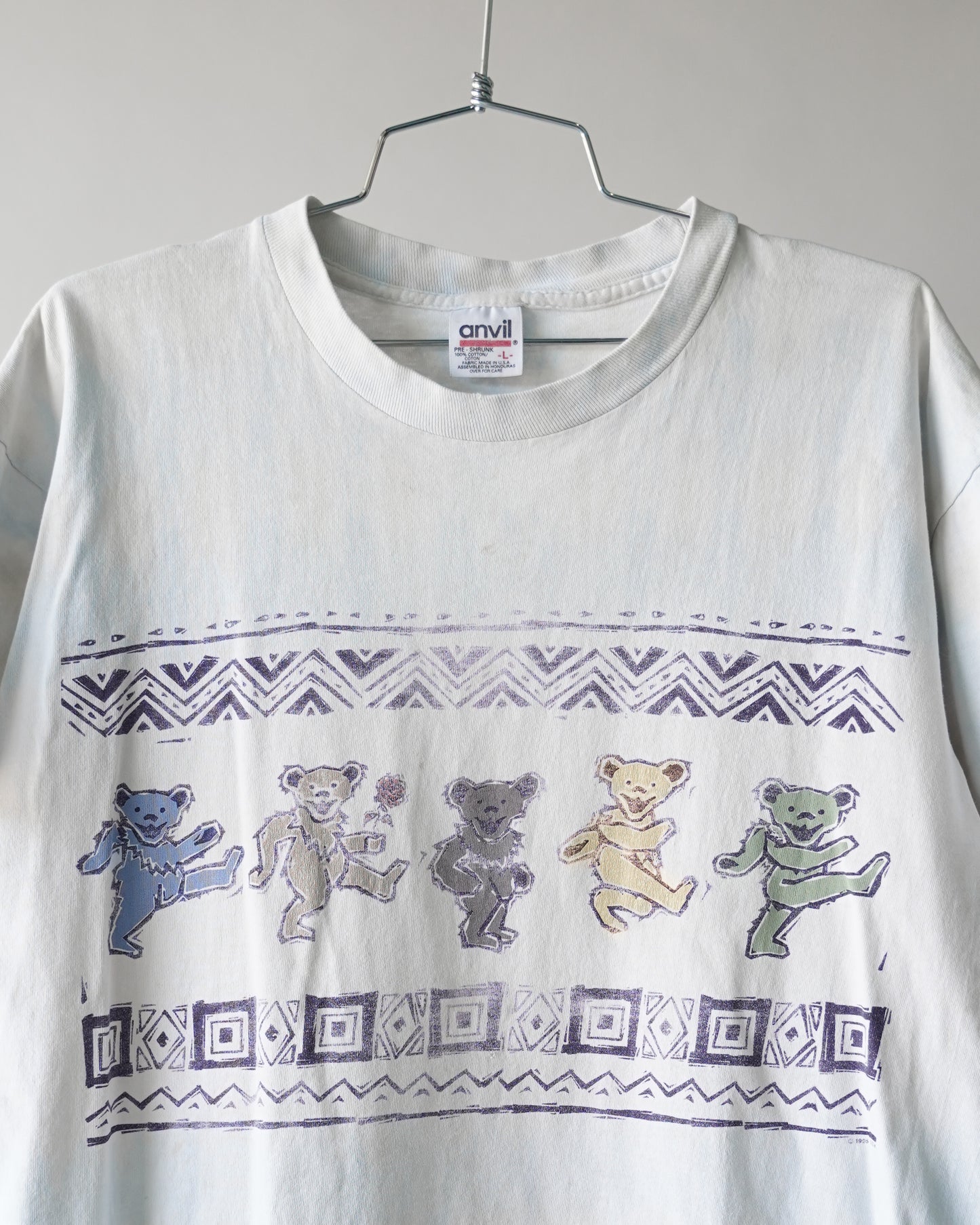 90's Grateful Dead Dancing Bears Tee - Large