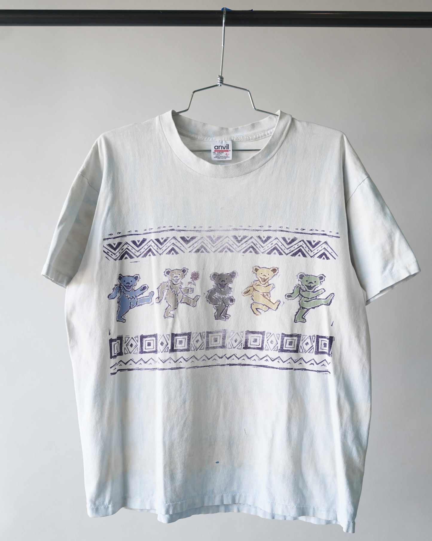 90's Grateful Dead Dancing Bears Tee - Large