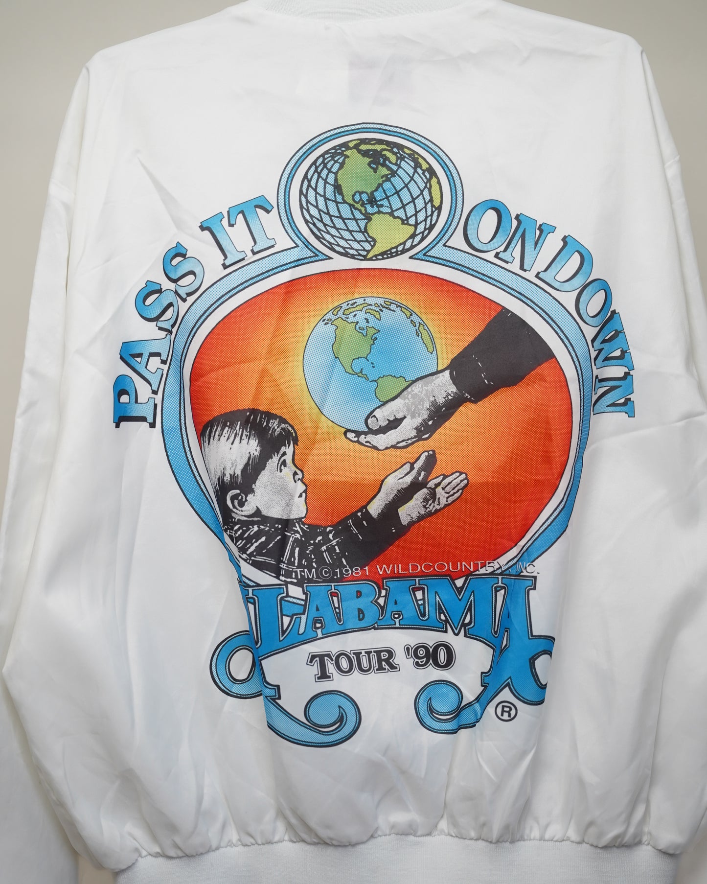 90's Alabama World Tour Varsity Jacket - Large