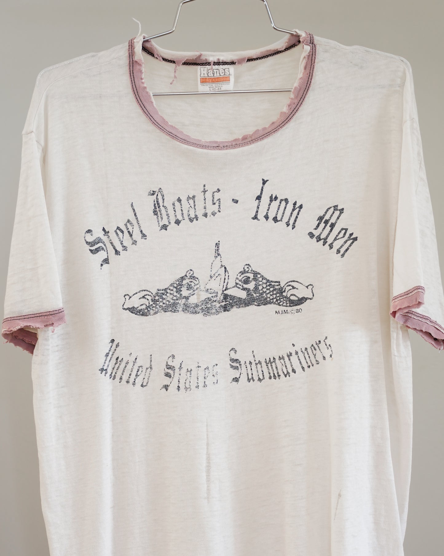 80's Military Ringer Tee - Large