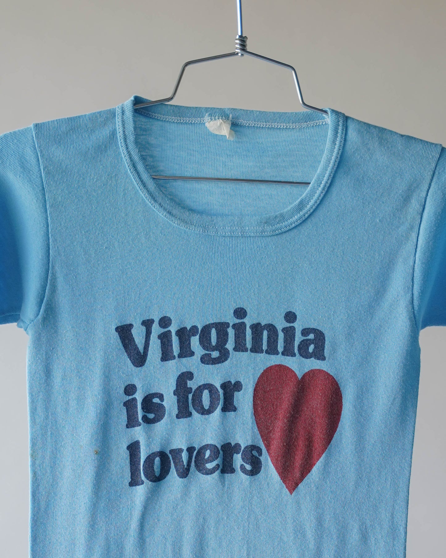 70's Virginia is for Lovers Ringer Tee - XXS