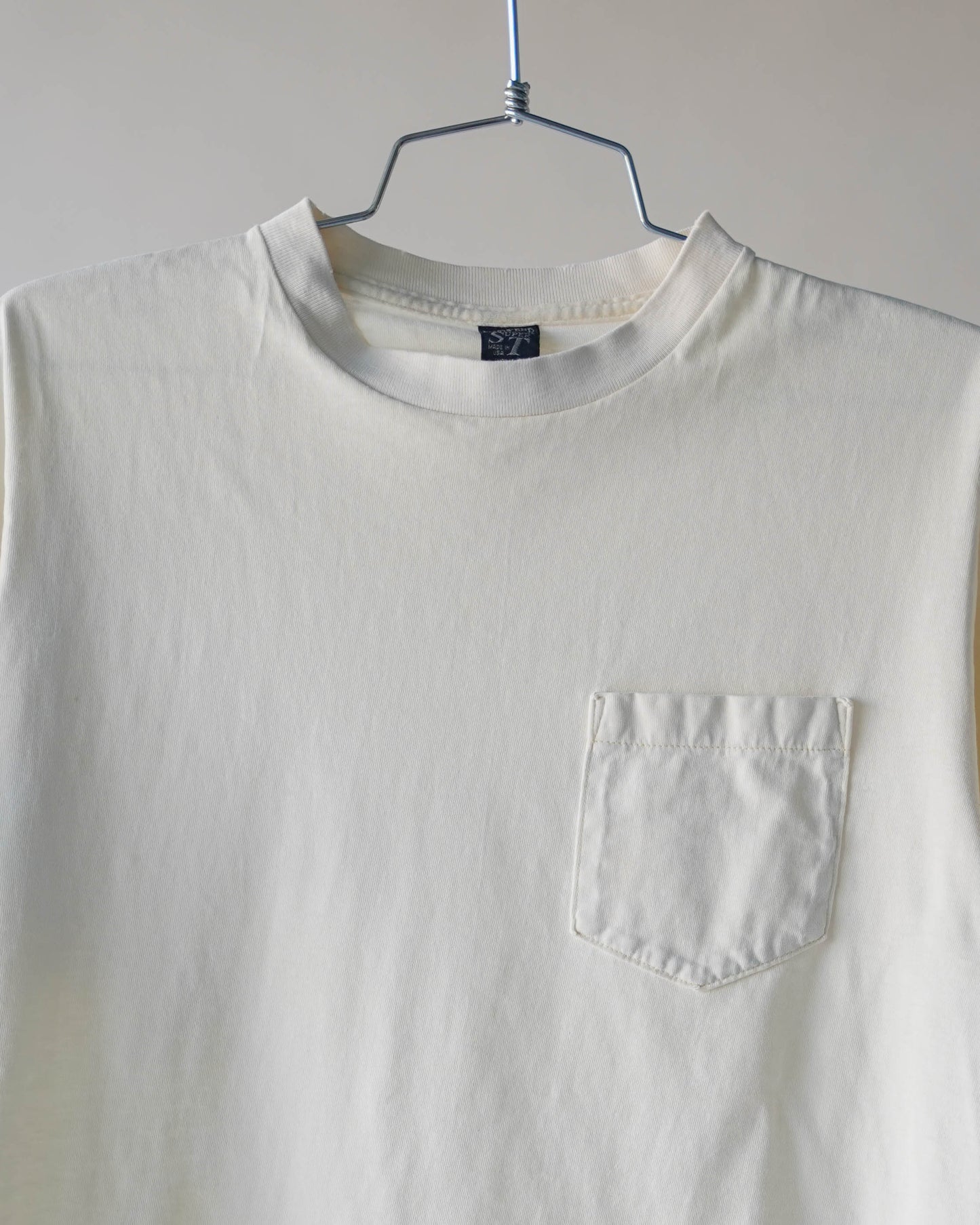 90's Lands End Pocket Tee - Medium
