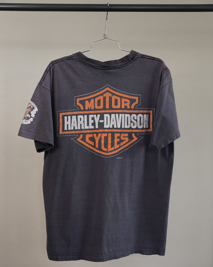 90's Faded Harley Davidson Tee - Large