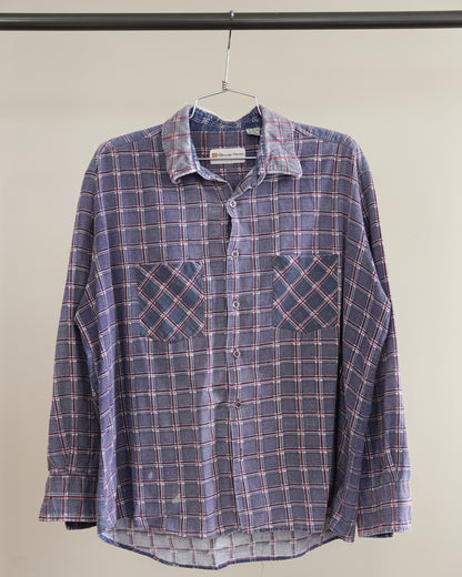 90's Faded Purple Flannel - XL
