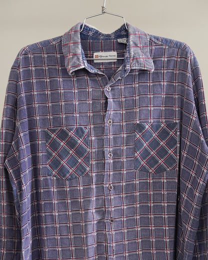 90's Faded Purple Flannel - XL