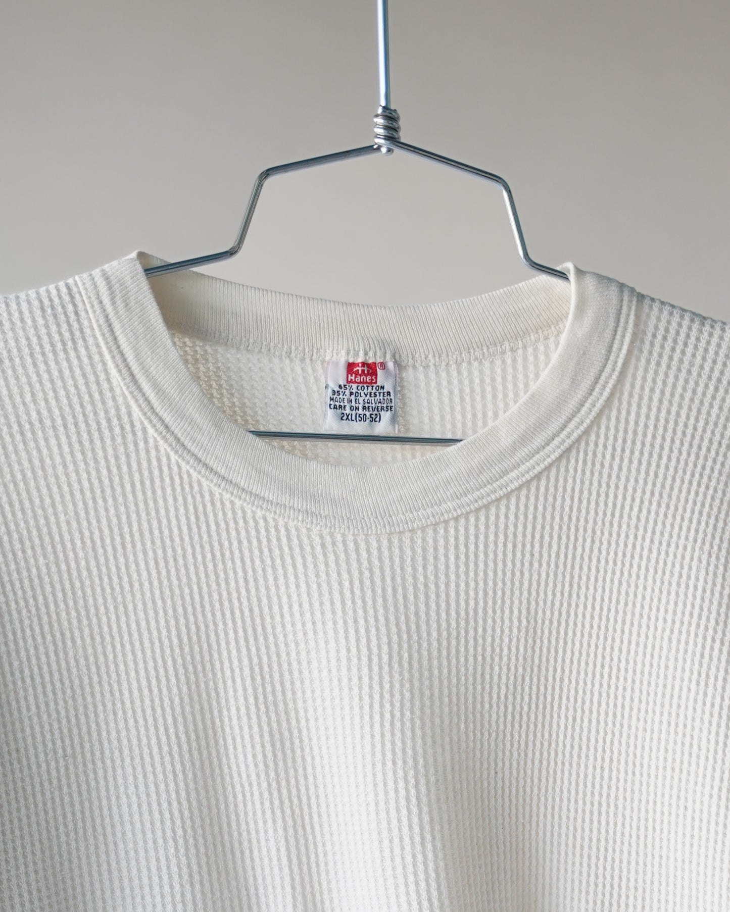 90's Waffle Knit Thermal - Large