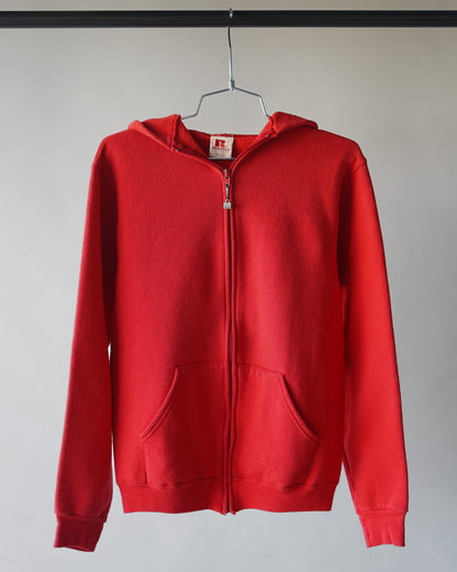 80's Russell Zip Up Hoodie - Medium