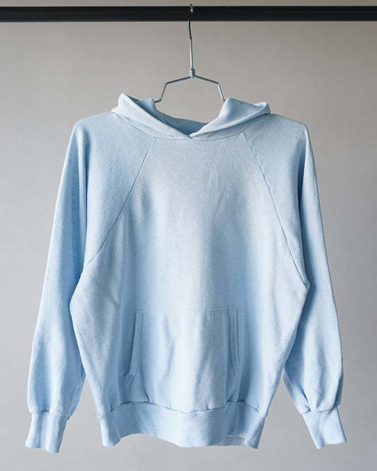 80's Baby Blue Hoodie - Medium