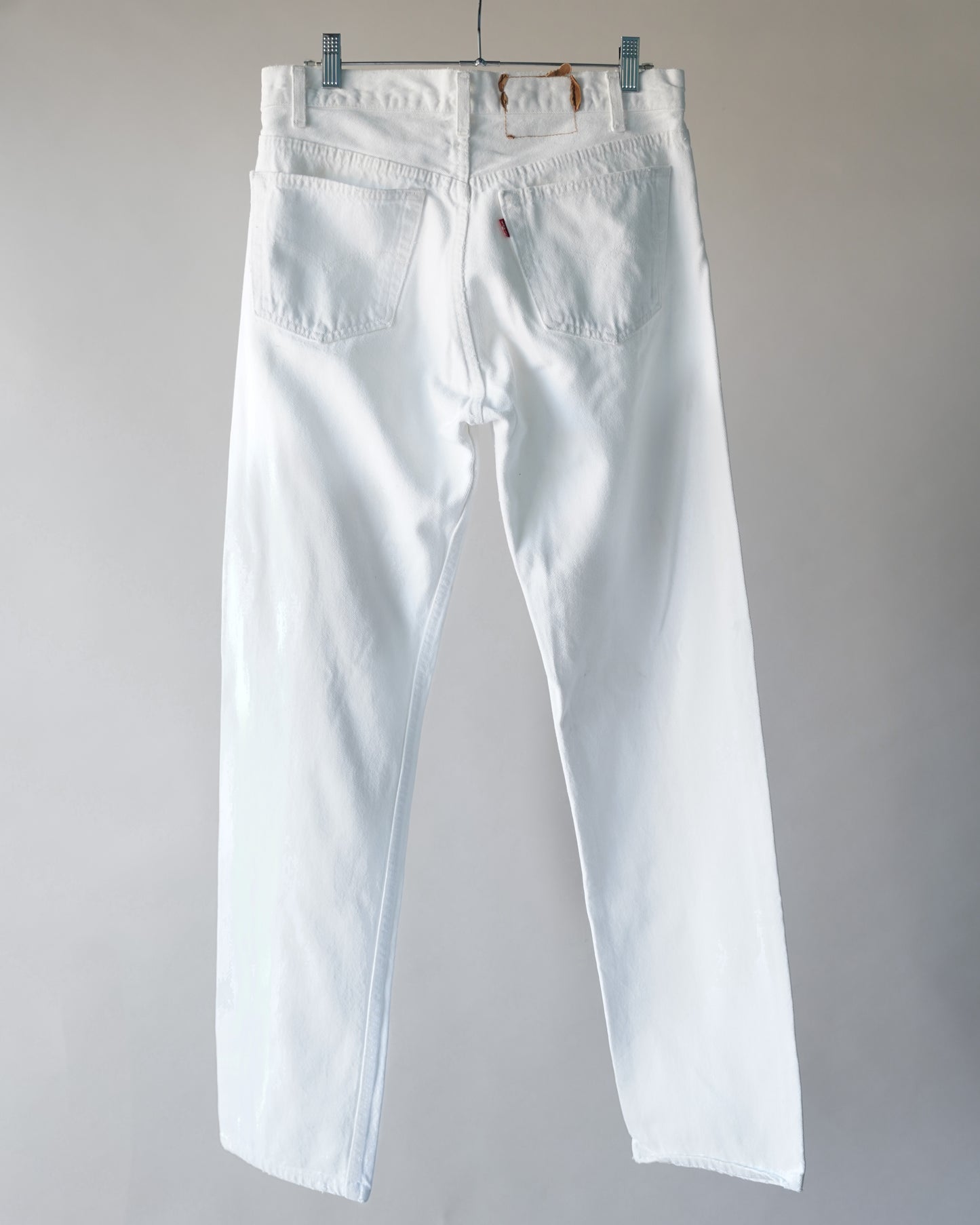 90's White Levi's 501's - 31x31.5