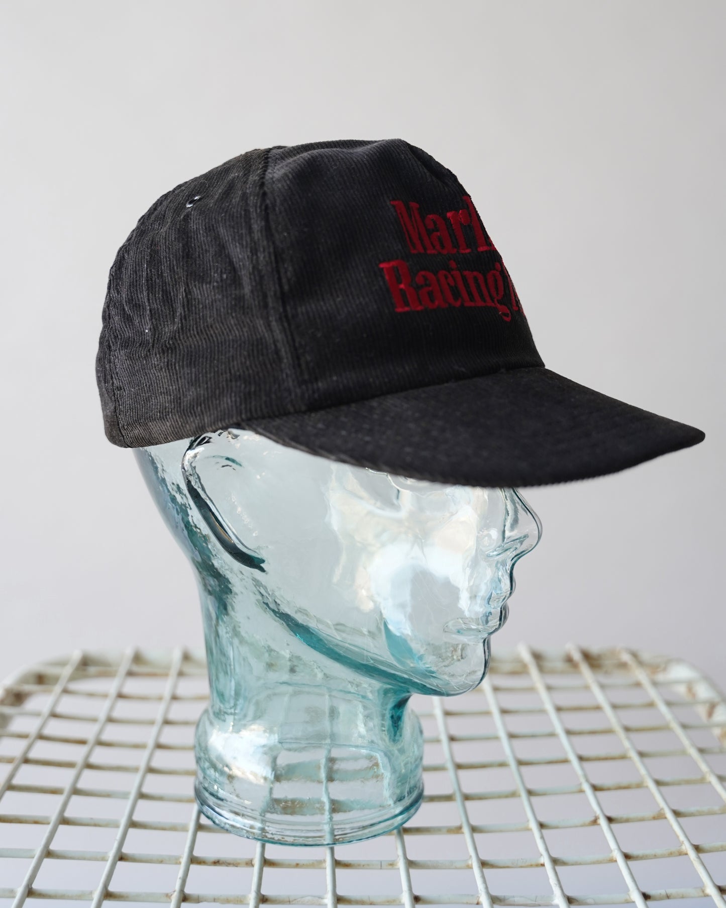 90's Black Corduroy Marlboro Hat