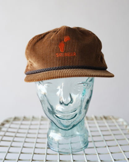 90's Brown Corduroy Hat