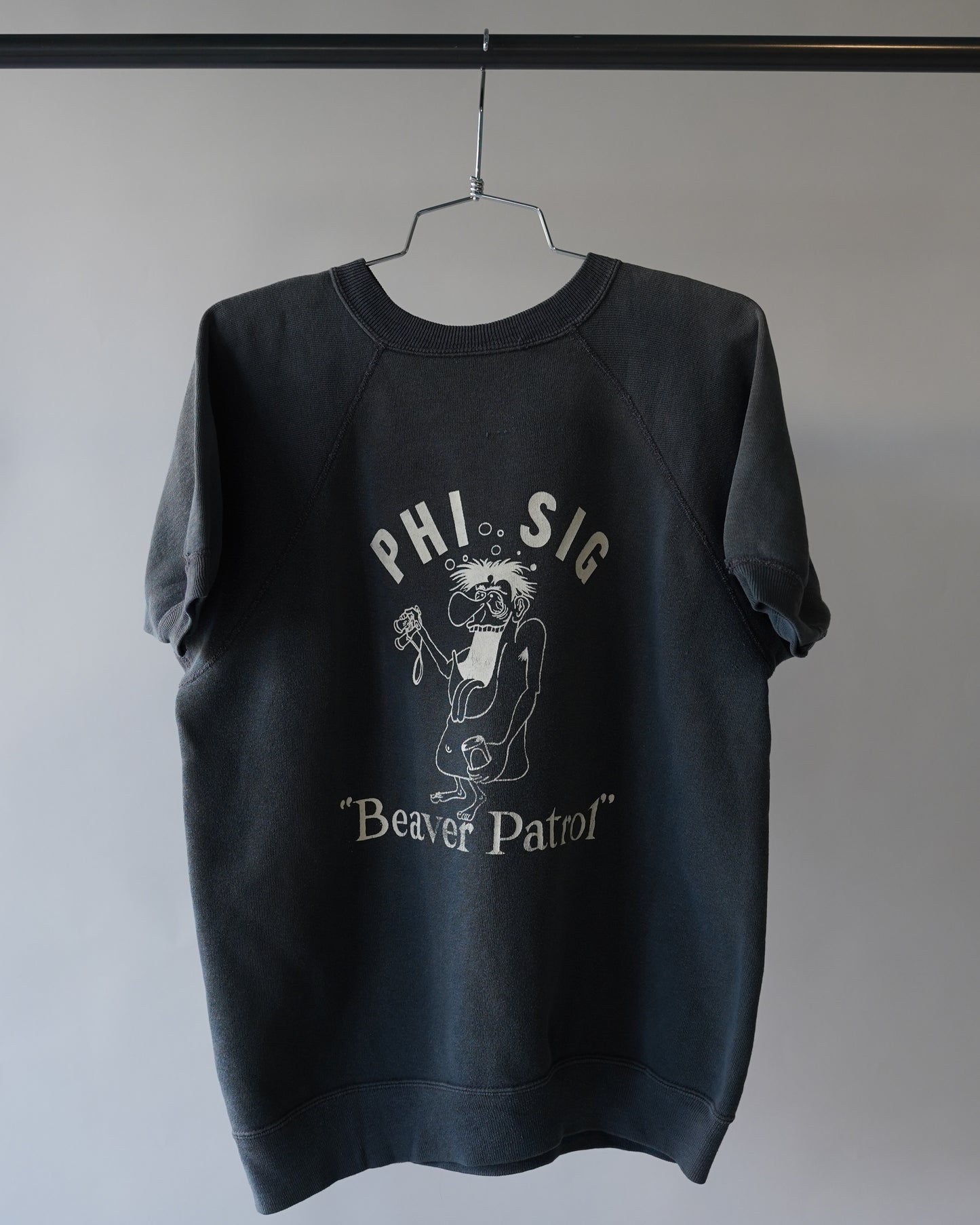 50s/60's Phi Sig College Sweatshirt - Large