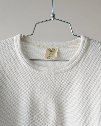 80's Waffle Knit Thermal - Large