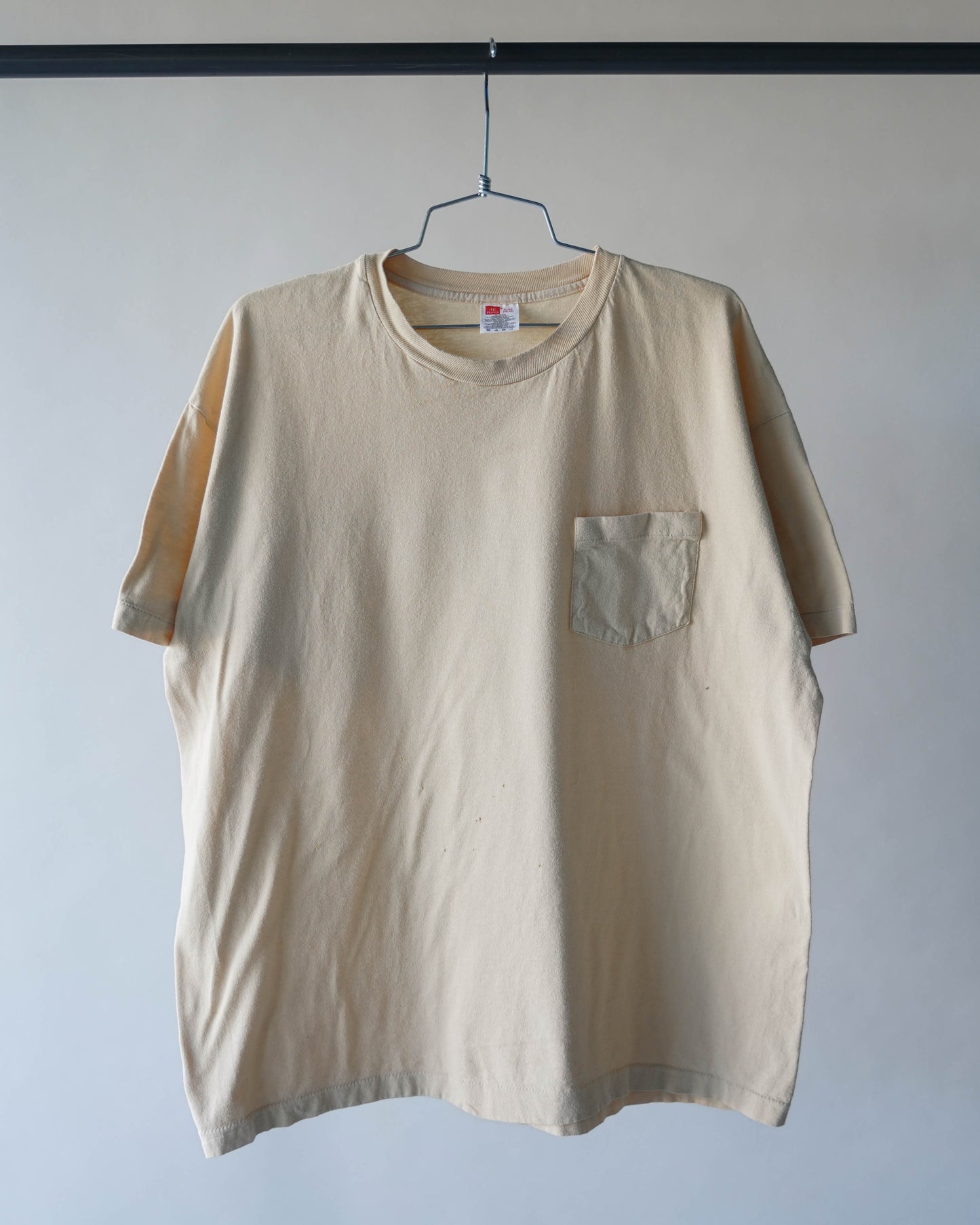 90's Tan Pocket Tee - XL