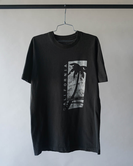90's Black Newport Beach Tee - Large