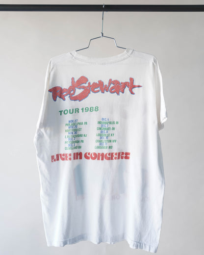80's Rod Stewart Out of Order Tour Tee - Large