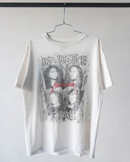 90's Metallica And Justice For All Band Tee - Large