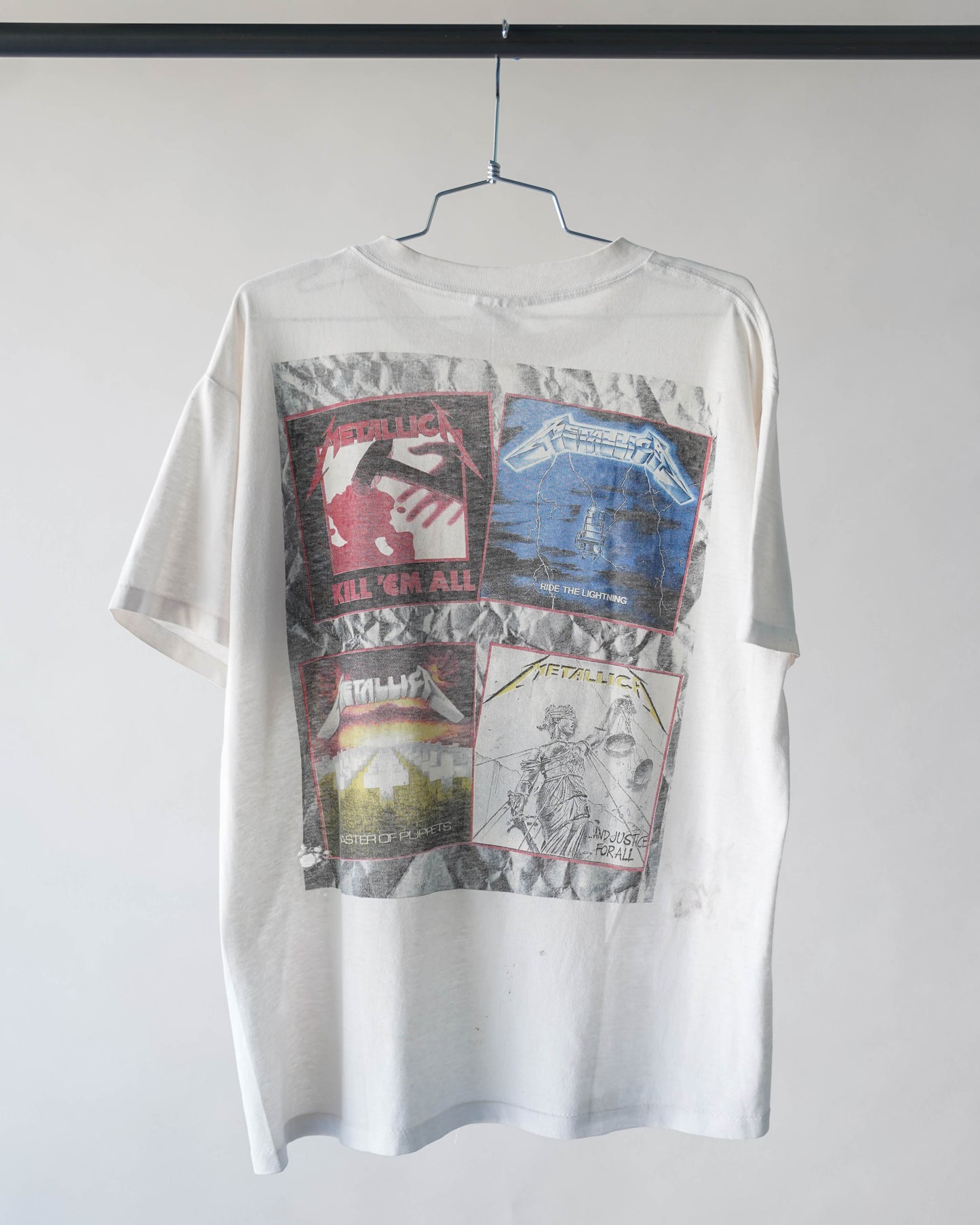 90's Metallica And Justice For All Band Tee - Large