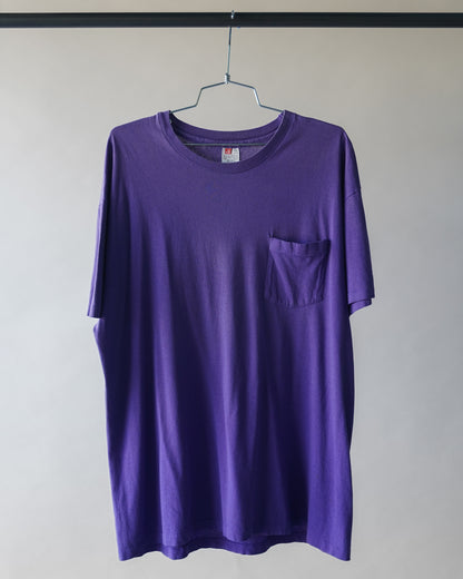 90's Hanes Purple Pocket Tee - XL