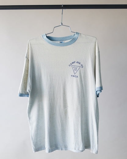 80's Champion Blue Bar Camp Tee - Large