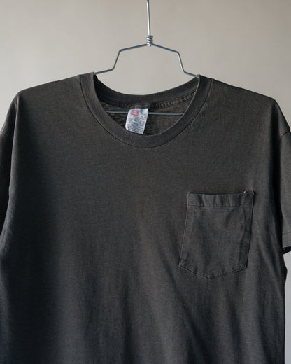 90's Charcoal Pocket Tee - Large