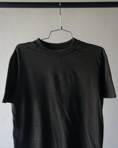 80's Boxy Black Tee - Medium