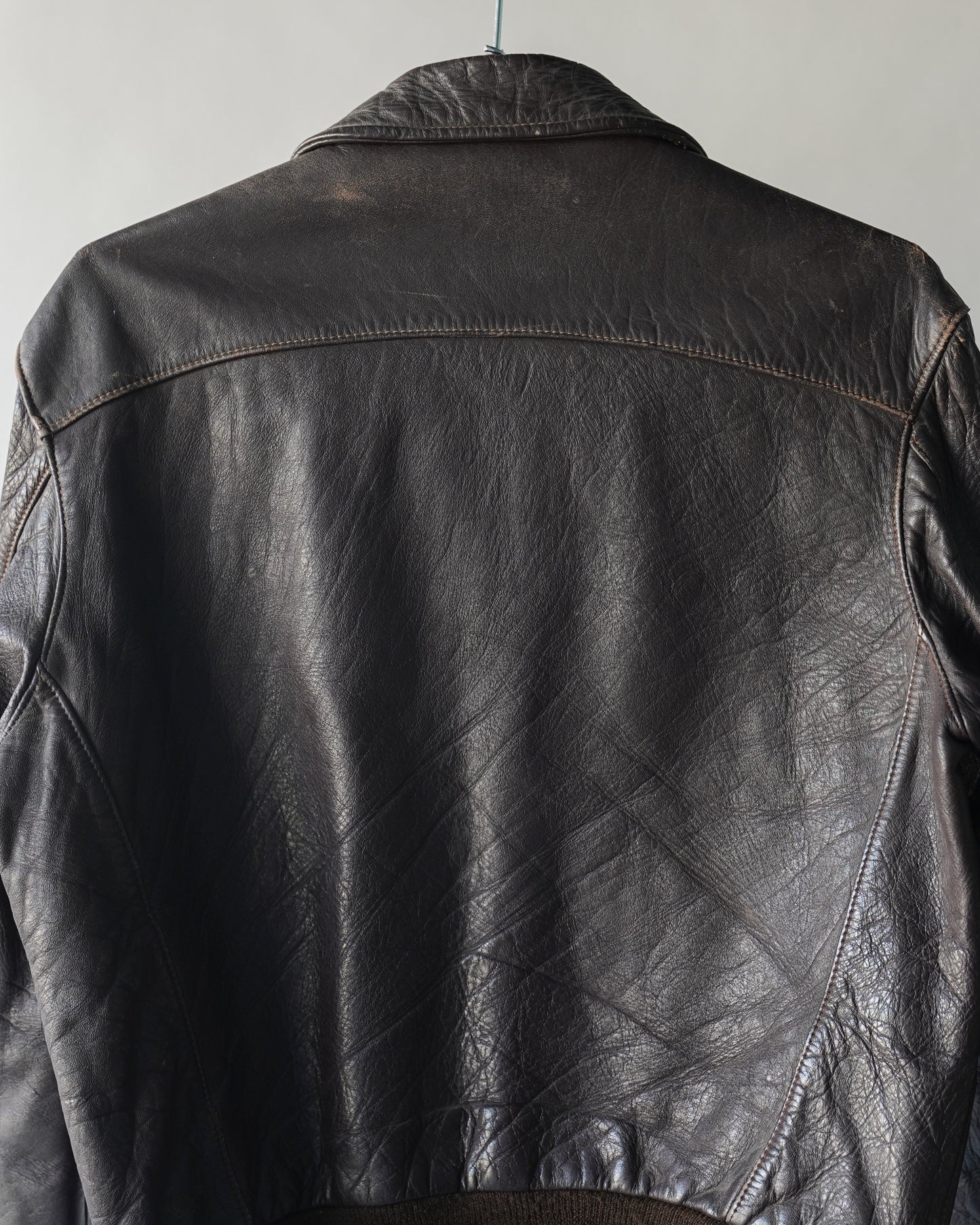 40's/50's Californian Horsehide Leather Jacket - Large
