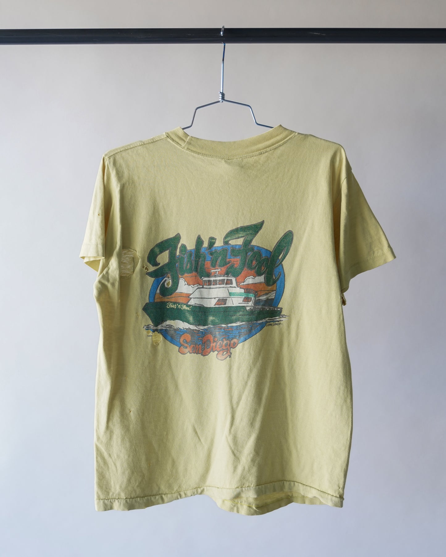 70's Fish n Fool San Diego Tee - Large (as is)