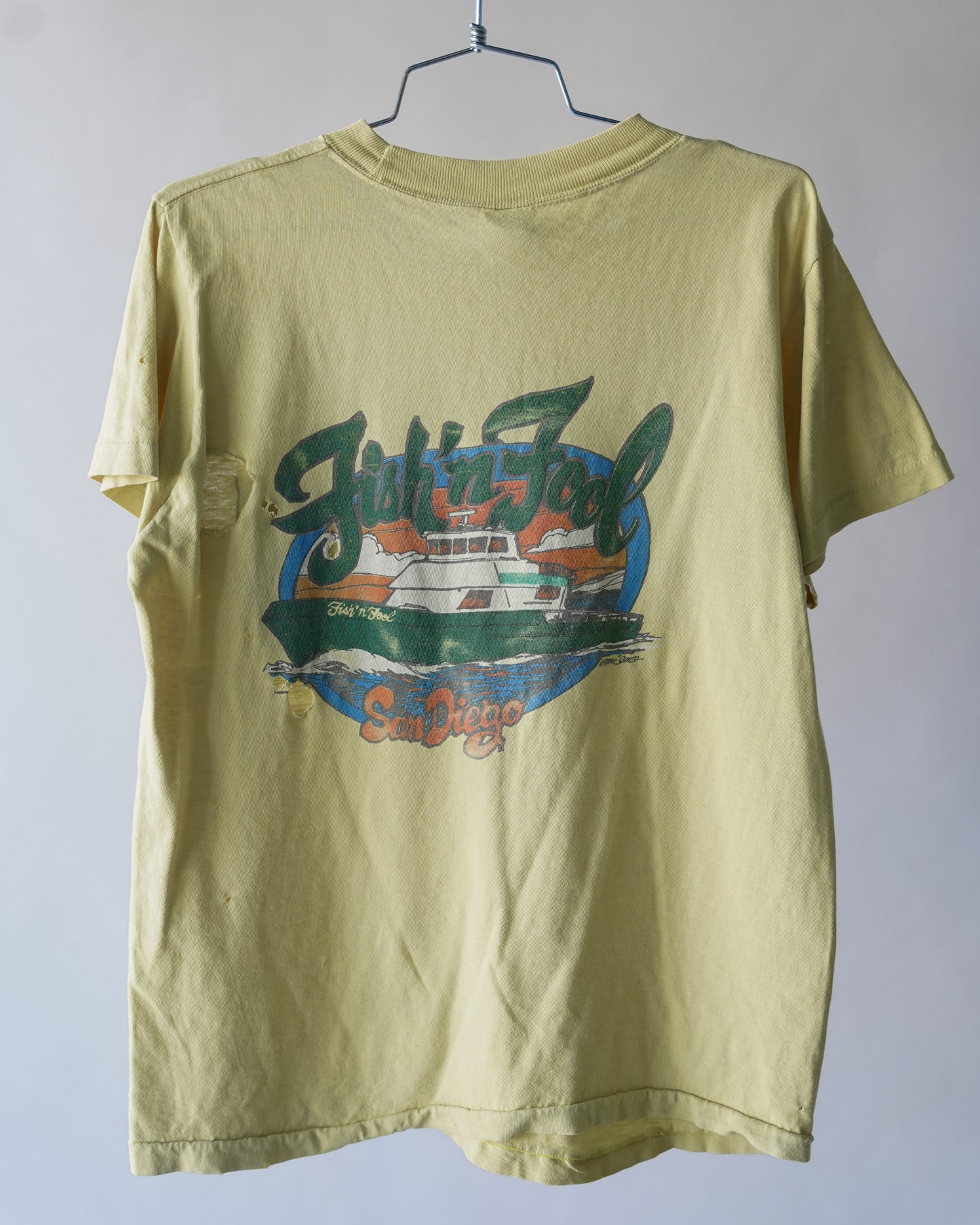 70's Fish n Fool San Diego Tee - Large (as is)