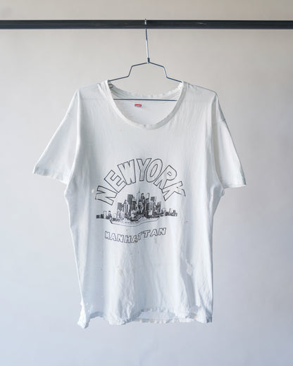 90's Thrashed New York Manhattan Tee - XL