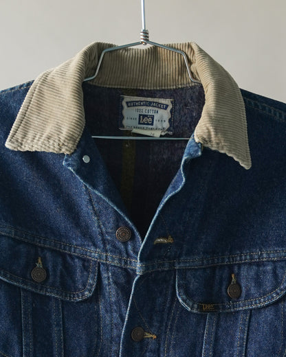 70's Lee Blanket Lined Denim Jacket - Medium