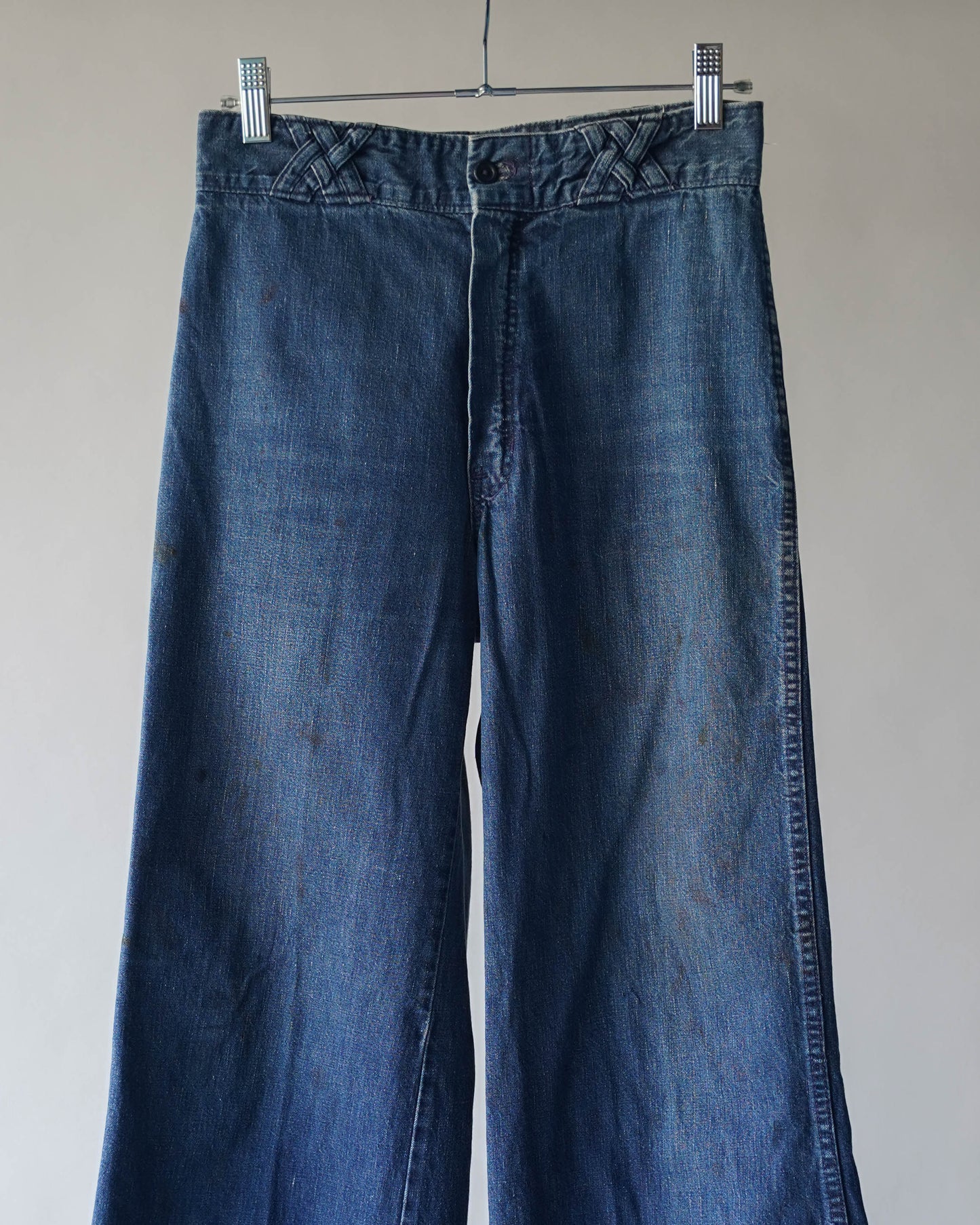 70's Wide Bell Bottom Denim - 27x31