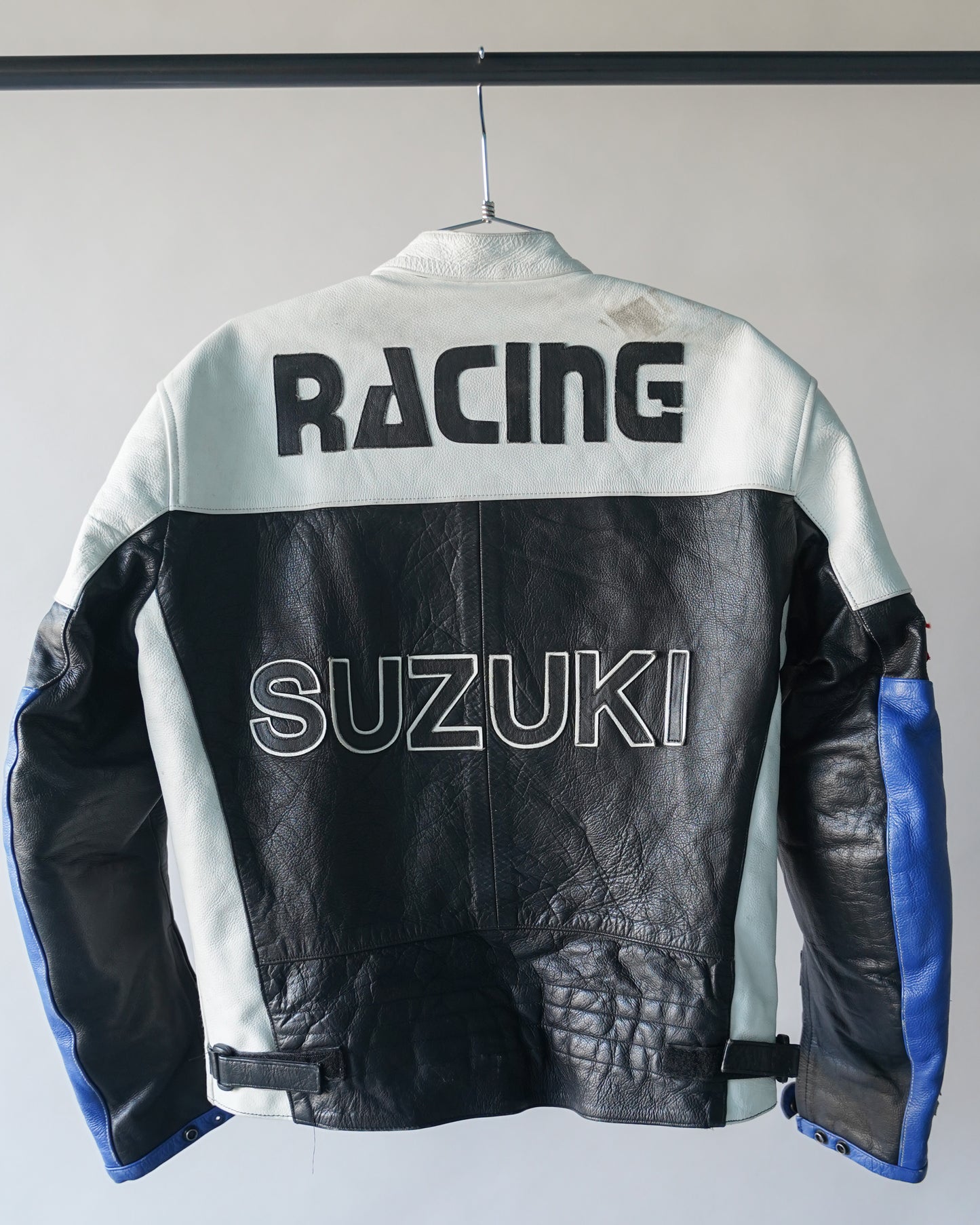90's Suzuki Leather Racing Jacket - Large