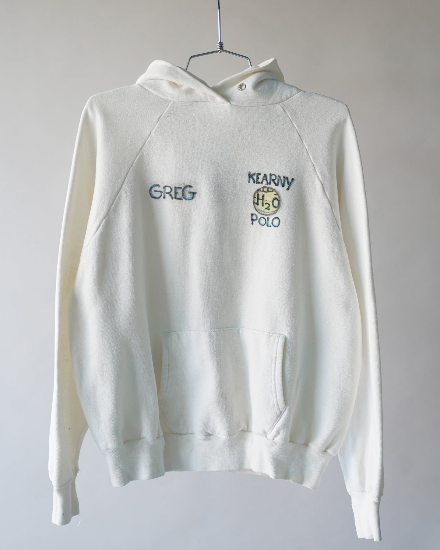 80's Airbrushed Waterpolo Hoodie - Large
