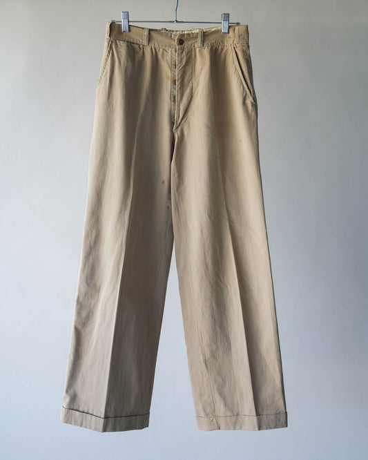 40's Tan Chinos - 28x30