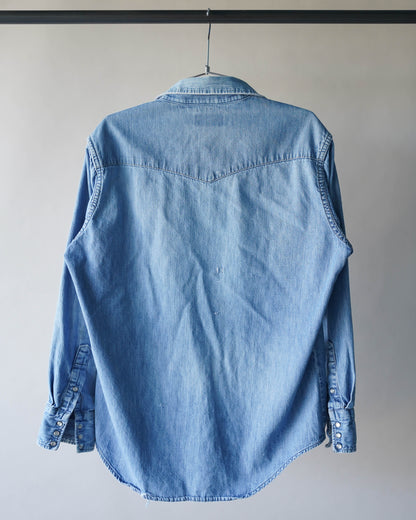 70's Sears Roebucks Denim Shirt - Large