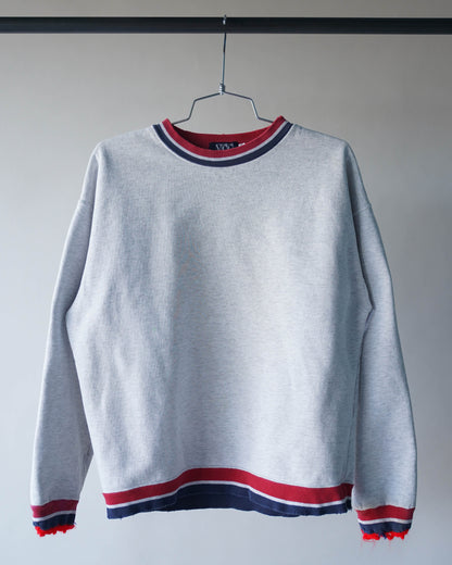 90's Tri Toned Crewneck - Large