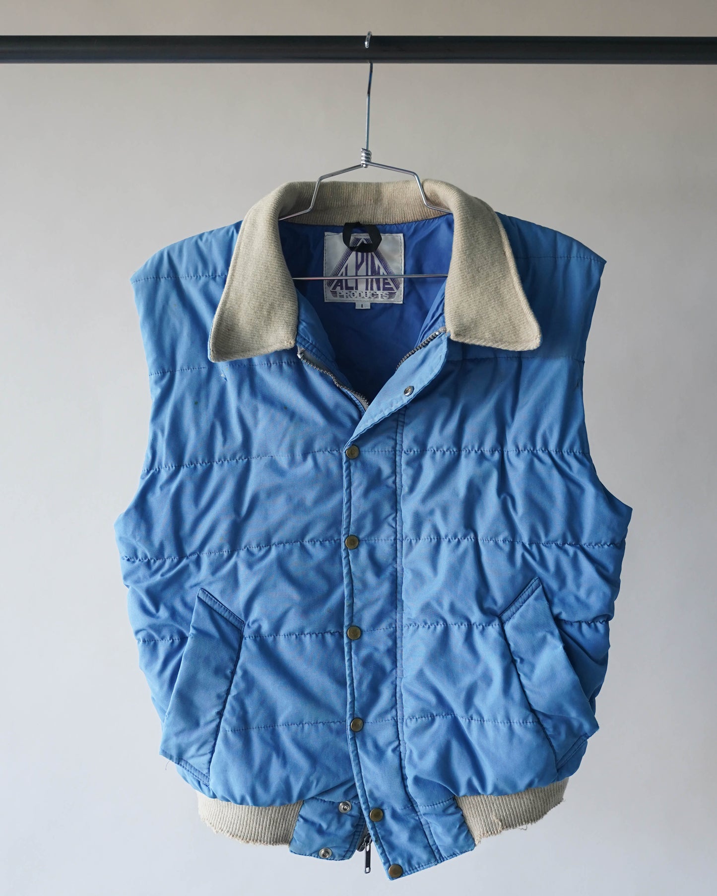 80's Corduroy Collared Vest - Small